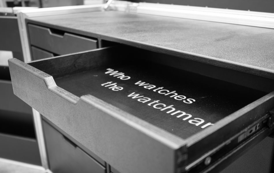 Double Width Toolbox Flightcase Drawer Detail